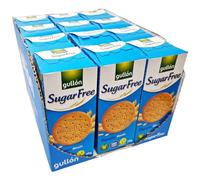 Gullon Sugar Free Digestive Biscuits, 12 x 245g - Vegan, High Fiber, No Added Sugar, Ideal for Diabetics & Health-Conscious Lifestyles