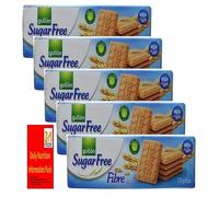 Gullon Sugar Free Fibres Biscuits 170g each (Pack of 5) Perfect for gifting & Available for Hampers on all occasion.