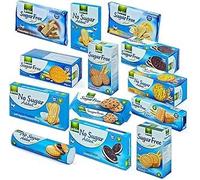 Gullon Sugar Free & No Added Sugar Big Selections 13 Healthy Biscuits 3.2kg, Diabetic Friendly Cookies | Mixed Selection Biscuits Assorted | Luxury & Delicious Biscuits Hamper