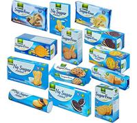 Gullon Sugar Free & No Added Sugar Biscuits 12 Pack Selection bundled by Bharti Ben