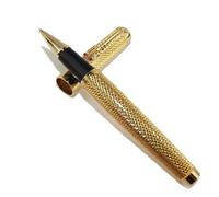 Gullor 1200 Golden Dragon Red Crystal Eyes Rollerball Pen