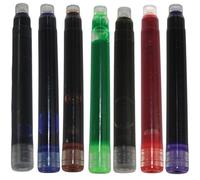 Gullor 35 PCS International Size Pen Ink Cartridge to Fit Jinhao Fountain Pens, 7 Colors, 7 Packs