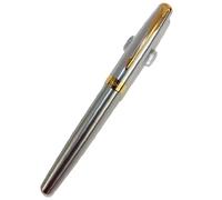 Gullor Executive Arrow Iridium Medium Nib Fountain Pen Baoer 388 Silver