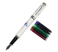 Gullor Jinhao 950 Blue and White Porcelain Shrimp with Gift Box and Ink cartridges