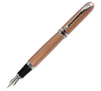 Gullor Jinhao X750 Calligraphy Fountain Pen Stainless Steel Medium 18KGP Nib - Orange
