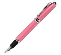 Gullor Jinhao X750 Fountain Pen Stainless Steel Medium 18KGP Nib - Pink