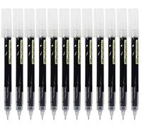Gullor Liquid Ink Rollerball Pens, 0.5mm Fine Tip Quick-Drying Pens for Writing, Notetaking and Drawing, Black Ink, 24 Pieces