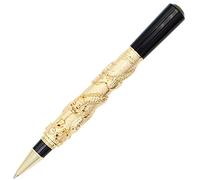 Gullor Noble Golden Classical Chinese Dragons Style 3D Carved Rollerball pen