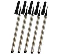 Gullor Spiral Refills Screw Refills Fit Jinhao Rollerball Pen, Black Ink, 0.7mm, Set of 10 PCS
