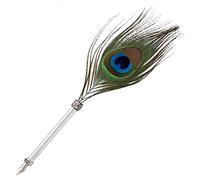 Gullor Vintage Feather Quill Pen, Nuture Feather Dip Pen with Gift Box, Peacock