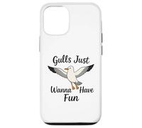 Gulls Just Wanna Have Fun Seagulls Women Girls Case for iPhone 12/12 Pro