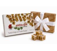 Gulluoglu Turkish Delight, 17.6oz - 500gr, daily fresh shipment from Istanbul/Turkey (Double Roasted Pistachio)