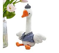 guloeuo Dance Stuffed Animal | Interactive Cute Twisting Plush Games,Moving Goose Toy | for Children Nursery Room Holiday Birthday Party Home Desk Bedroom School