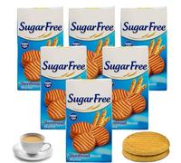 Gulon Sugar Free Shortbread Cookiies 330g - Classic Buttery-Style Cookies with No Added Sugar for Guilt-Free Indulgence (6 x Cookies)