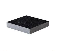 gulploug Midnight Granite Tooling Slab Surface Plate - 6x6x1.1 Inches - Perfect for Leather Punch Pad and Crafting