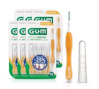 GUM - 10070942002438 Proxabrush Go-Betweens Interdental Brushes, Ultra Tight, Plaque Removal, 10 Count, (Pack of 6)