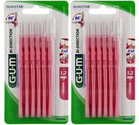 Gum 2614 - Proxabrush Bidirection 1,2 Interdental Brush - Pack of 2