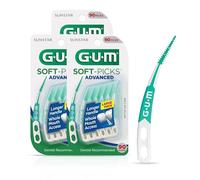 GUM-6505A Soft-Picks Advanced Dental Picks, 90 Count (Pack of 3)