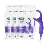 GUM - 887DD Comfort Slide Flossers, Fresh Mint, 90 Count (Pack of 6)