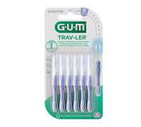 GUM Trav-ler 4 Interdental Brushes - 1312: 0,6mm