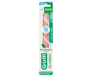 Gum Classic 411 Toothbrush Regular Soft Pack of 10