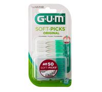 GUM Gum 158155 Soft Picks Original Brushes, Regular, Pack of 50