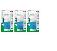 GUM Interdental Brushes Bi-Direction 6 pieces Light Blue 0.9mm, pack of 3 (3x 6 pieces)