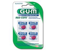GUM Red Côte Plaque Revealer 12 Tablets