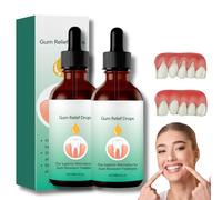 Gum Regrowth Drops,30ml Gum Repair for Receding Gums,Natural Gum Restore Liquid Drops for Oral Care,Gum Regrowth for Receding Gums,Fresh Breath Gum Repair Treatment for Gum Health (2pcs)