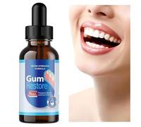 Gum Regrowth Drops, 30ml Gum Restore Drops, Gum Repair for Receding Gums, Natural Gum Restore Liquid Drops Mouthwash, Gum Regrowth Treatment for Adults, Bad Breath Treatment, Gum Health Gel