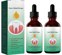 Gum Regrowth Drops, Gum Regrowth Drops, Gum Restoration, Rejuvenate Your Gums with Ease, Natural Mouthwash for Oral Care, 30ml (2pcs)