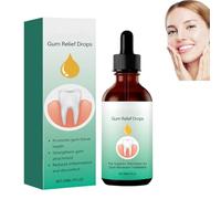 Gum Regrowth Drops, Gum Therapy Gel, Natural Gums Restore Plus Liquid Drops Mouthwash, Fresh Breath Gum Repair Treatment for Gum Health (1 Pcs)