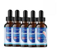 Gum Repair for Receding Gums, 30ml Gum Restore Plus Liquid Drops To Fix Mouth, RecedingGum Treatment Regrow Mouthwash for Dry Mouth, Stain Removal & Bad Breath Treatment, GumHealth Disease Gel (5pcs)