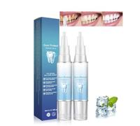 Gum Repair Gel, Teeth Whitening Essence Pen with Menthol and Natural Extracts, Soothing Gum Shield Therapy Gel for Oral Care, Fresh Breath, Deep Gum Cleaning, Inflammation Relief, 2 Pcs