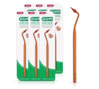 GUM Rubber Tip Stimulator with Permanent Handle - Long-Handled Gum Massager, Latex-Free Tip Included, 6-Pack (1.00709E+13)