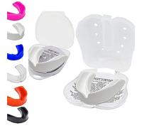 Gum Shield Boxing Adult Mouth Guard American Football Mouthguards Boxing Gumshield Rugby Martial Arts Judo Karate MMA Muay Thai Hockey Sport Mouthguard for Game Lacrosse 11 12 13 14 15 16 Girls Boys