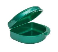 Gum Shield Case - Mouth Guard Gumshield Box for Ortho Retainers, Sports Dental Appliances, Dentures & More (Green)