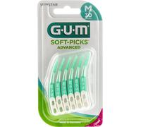 GUM Soft-Picks Advanced Pack of 30 with Travel Case Regular
