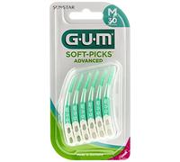 GUM Soft-Picks Advanced Pack of 30 with Travel Case Regular