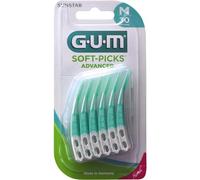G.U.M Soft-Picks Advanced Pack of 30 with Travel Case Regular
