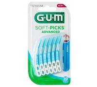 Gum Soft Picks Interdental Brush Small 30 Units Blue
