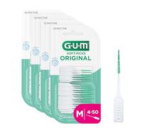 GUM Soft-Picks Original Interdental Cleaners | Teeth Cleaning and Plaque Removal | 4 x 50 Pieces (Size M: ISO 2 - ISO 2-4, 0.9-1.4 mm)