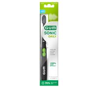 GUM Sonic Daily Battery Toothbrush Black Soft 1 pcs