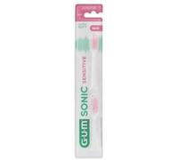 GUM Sonic Sensitive Toothbrush Heads 2 pcs