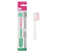 Gum Sonic Sensitive Toothbrush Refills x2