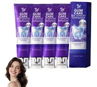 Gum Therapy Bee Venom Toothpaste, Bee Venom Dental Treatment Toothpaste, BeeRenew Teeth Whitening Gel, Natural Ingredients for Men Women, Teeth Whitening, Fresh Breath (4PC)