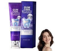 Gum Therapy Bee Venom Toothpastes,Rolimey Viocore Bee Venom Dental Treatment Toothpaste,Natural Whitening Toothpaste, Fresh Breath,Cleans Thoroughly Removes Stains, Suitable for Men and Women (100G)