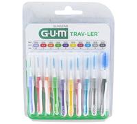 GUM Trav-Ler 10 Interdental Brushes