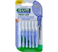 GUM Trav-ler interdental brush 0.6 mm, light blue,1 Pack of 6