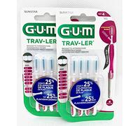 GUM Trav-ler Interdental Brushes 1612 1.4 mm (2) Pack of 4